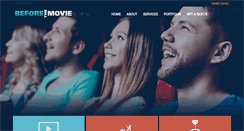 Desktop Screenshot of beforethemovie.com