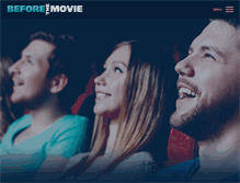 Tablet Screenshot of beforethemovie.com